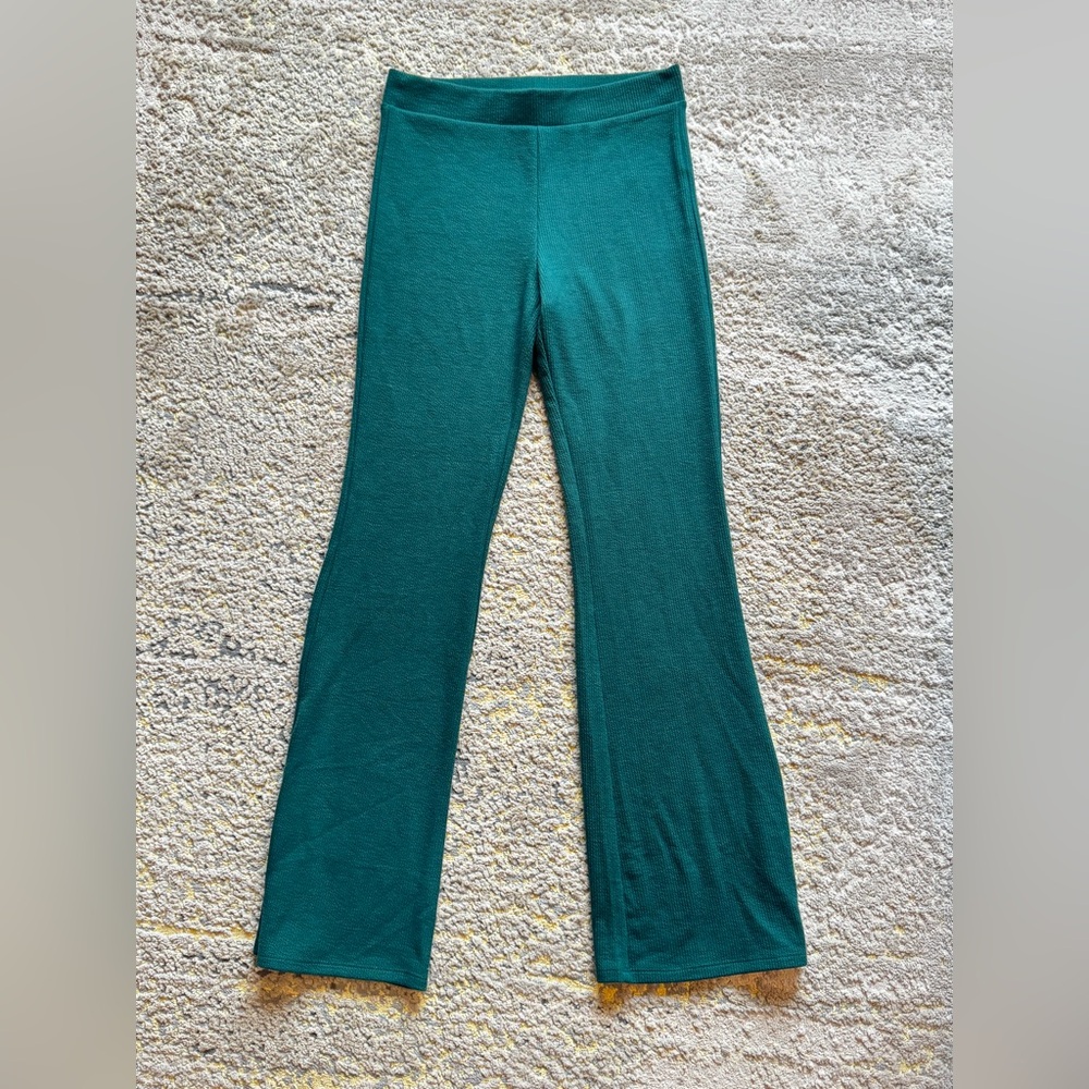 Garage Green Flare Pants